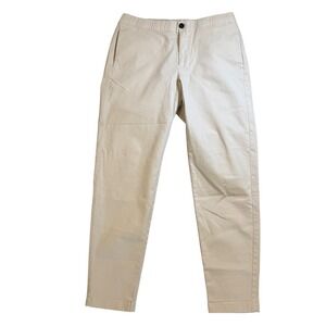 Bonobos Mens Chino Joggers Beige Khaki Stretch Tapered BPT10663N Size Medium Reg